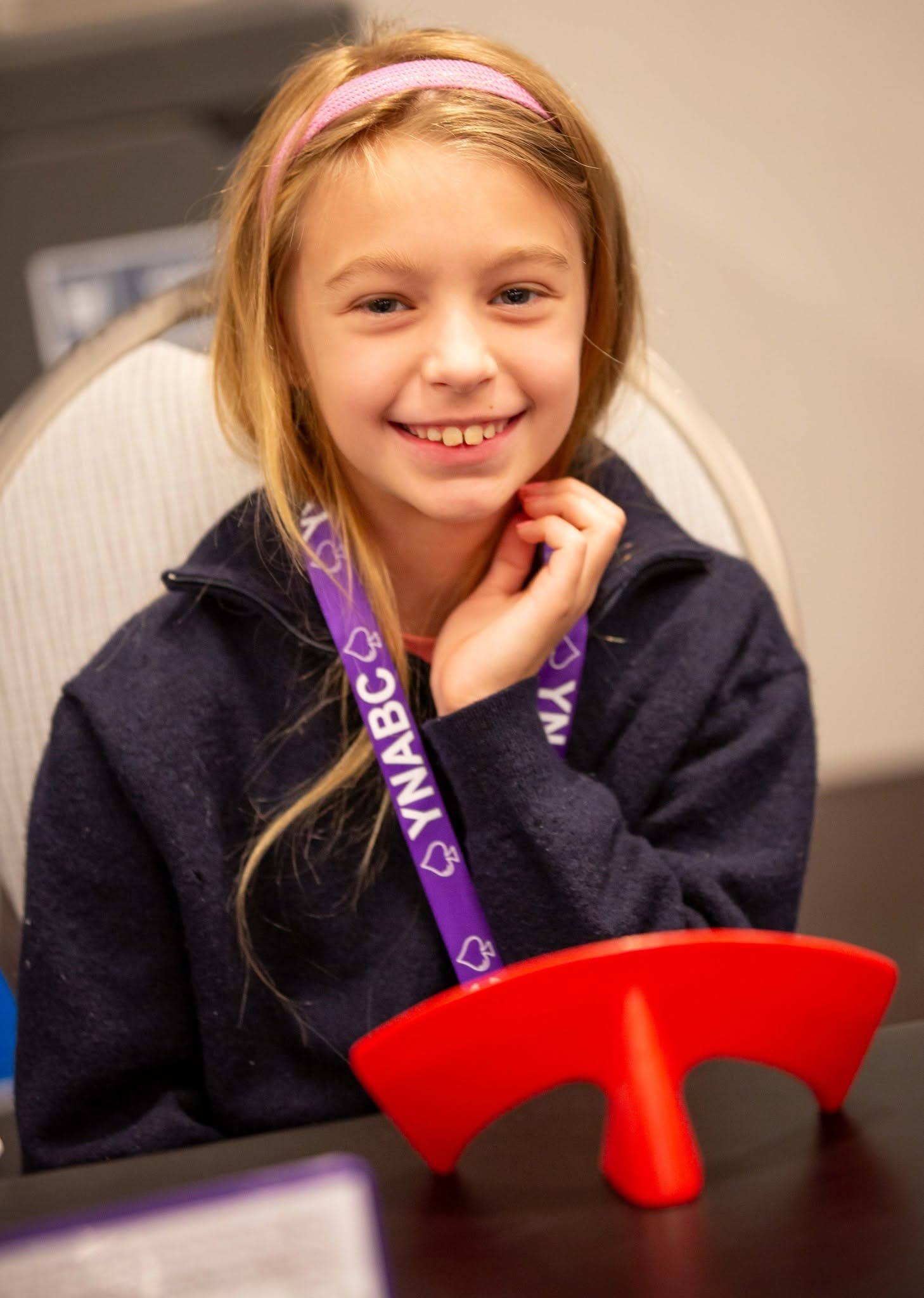 Young player at a youth bridge tournament